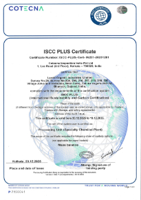 ISCC Plus Certification