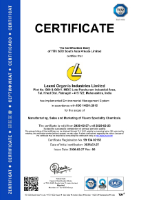 ISO 14001 : 2015 Unit III Certification